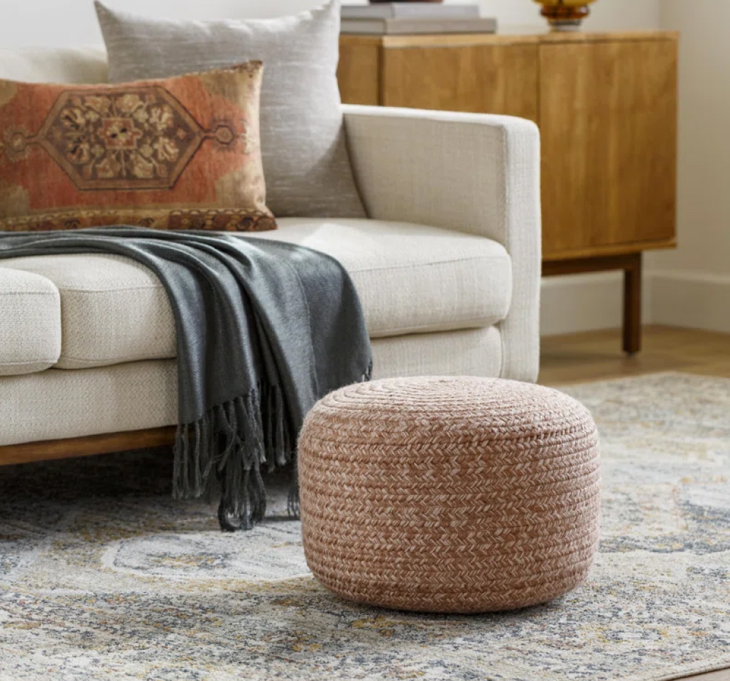 Braithwaite Upholstered Pouf