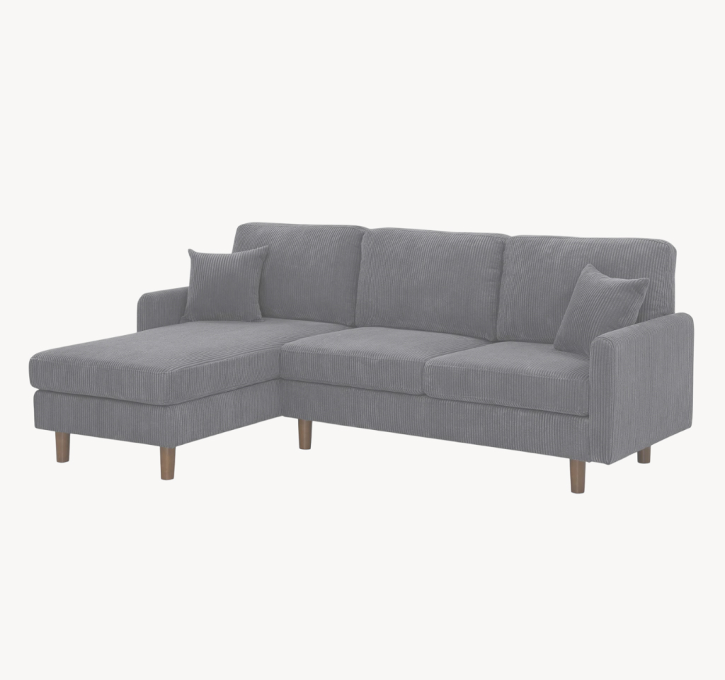 Foxhill 89'' Round Arm Sofa with Reversible Cushions